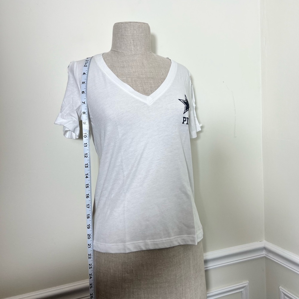 PINK Victoria's Secret Dallas Cowboys V-Neck Tee - Picture 7 of 7